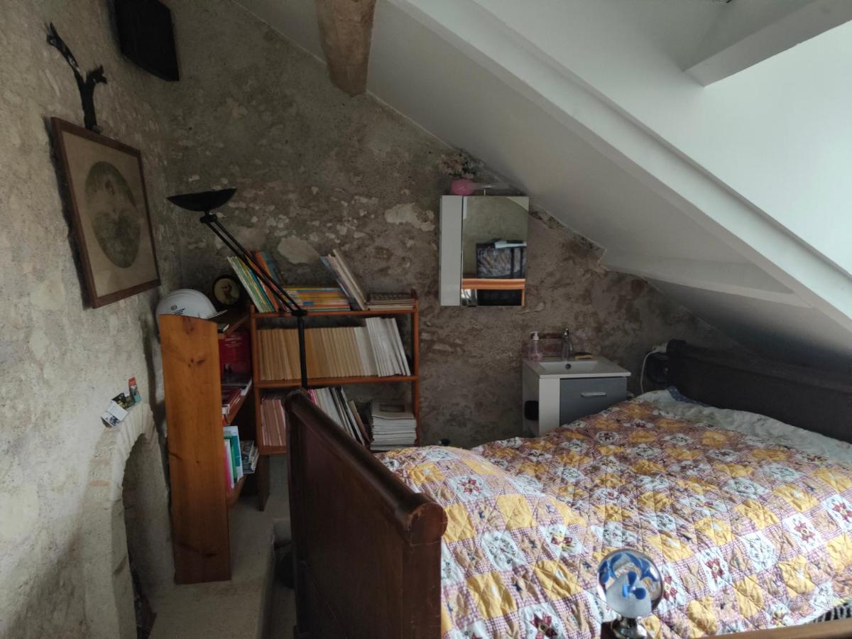 La Maison Bleue De Husseau Ancienne Ferme Semi-Troglodytique 18E Siecle Βίλα Montlouis-sur-Loire Εξωτερικό φωτογραφία