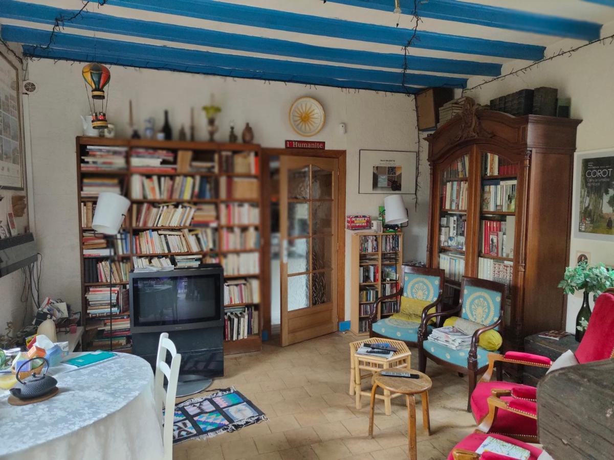 La Maison Bleue De Husseau Ancienne Ferme Semi-Troglodytique 18E Siecle Βίλα Montlouis-sur-Loire Εξωτερικό φωτογραφία